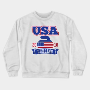 USA Curling 2018 Crewneck Sweatshirt